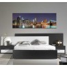 Arte moderno, Noche Iluminada New York 180 x 60 cm, decoración pared, Cuadros Dormitorio elegantes venta online